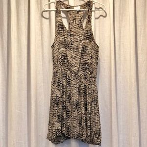 PARKER printed racerback dress